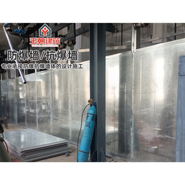 日照纤维复合钢板抗爆墙定制 轻质防爆墙施工安装一条龙服务